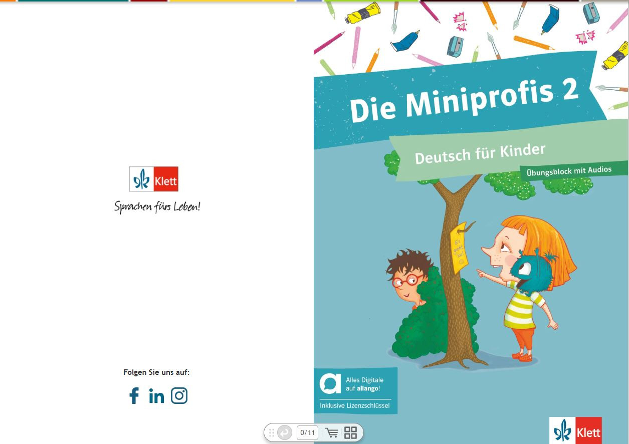 Die Miniprofis 2 Übungsblock - Hybride Ausgabe allango - mintaoldalak