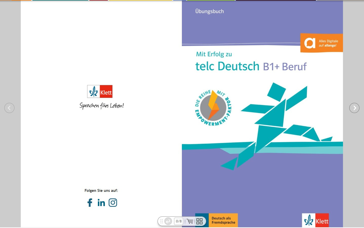 Mit Erfolg zu telc Deutsch B1 plus Beruf Übungsbuch - mintaoldalak