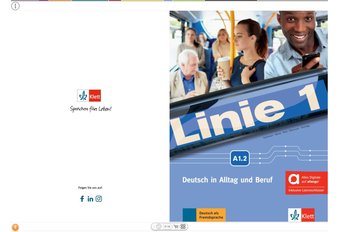 Linie 1 A1.2 - Hybride Ausgabe allango - mintaoldalak