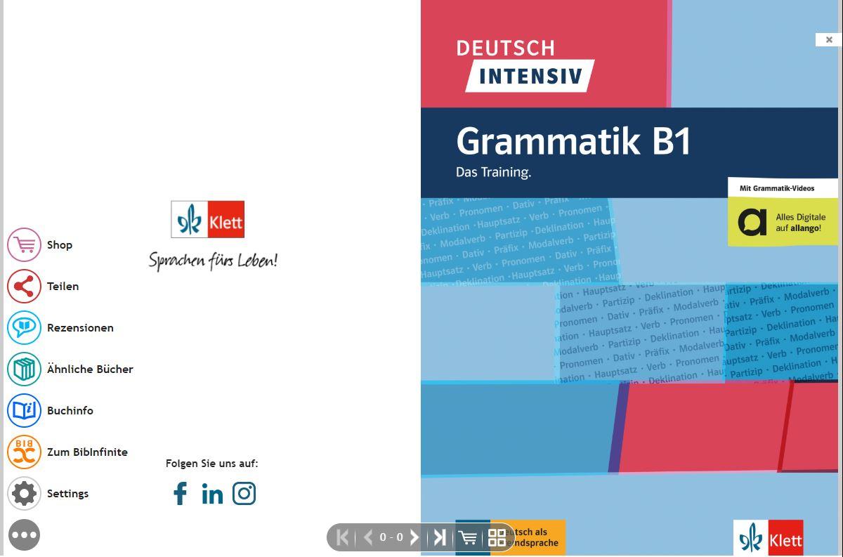 Deutsch intensiv Grammatik B1 - mintaoldalak